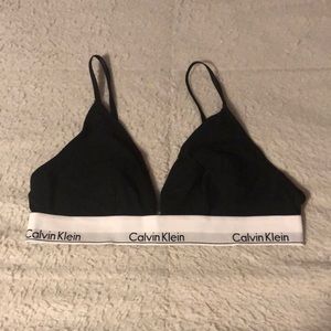 Calvin Klein black bra